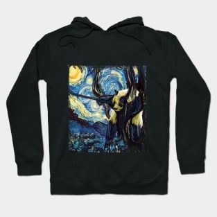 Panda starry night Hoodie